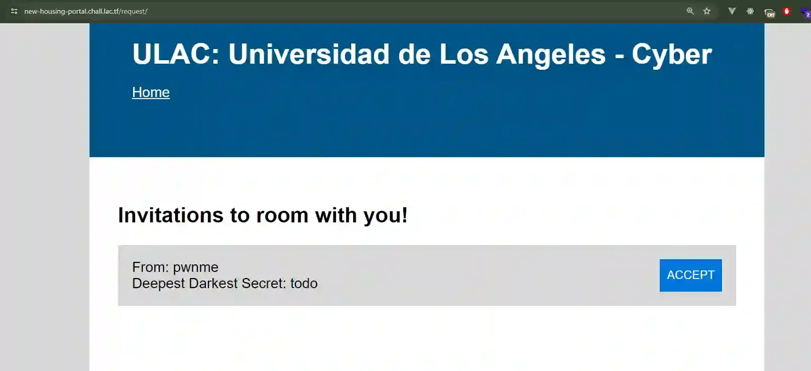 Sharing secret to attacker